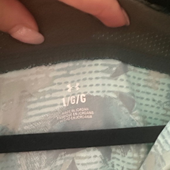 Under Armour Men's Large Dockside Teal Short Sleeve Button UPF 30 Shirt - Picture 2 of 6